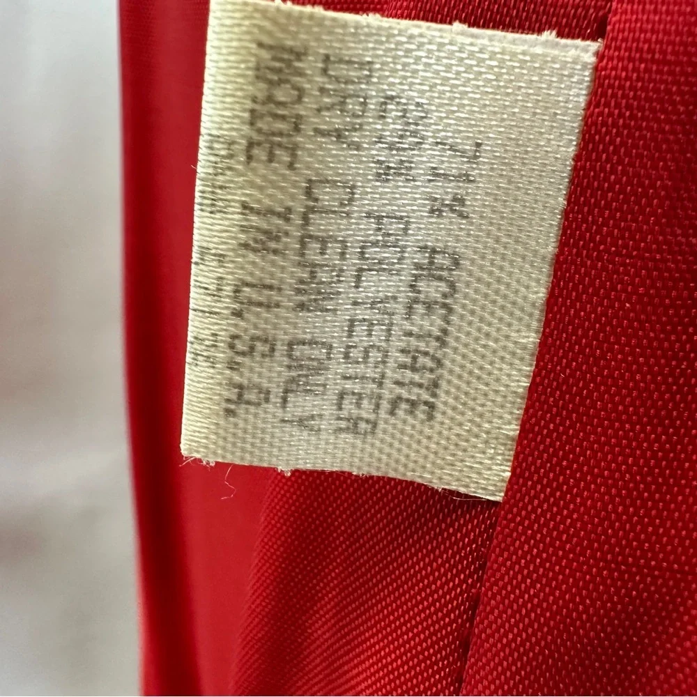 Luxe YL by Yair Red Sheath Dress with Peplum - Vintage Bloomingdale's Size 8 - Picture 6 of 8